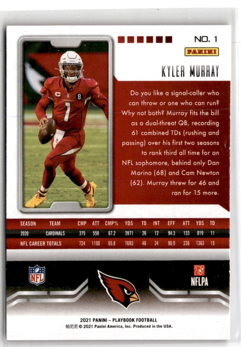 2021 Panini Contenders Red Zone Kyler Murray