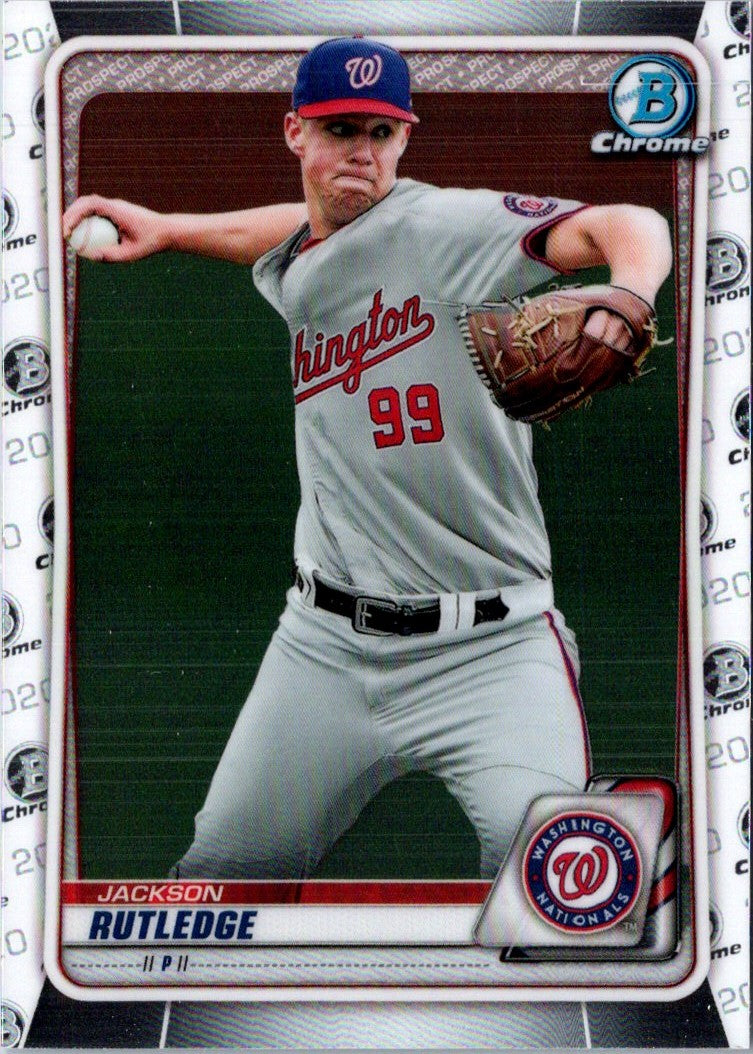 2020 Bowman Draft Chrome Jackson Rutledge