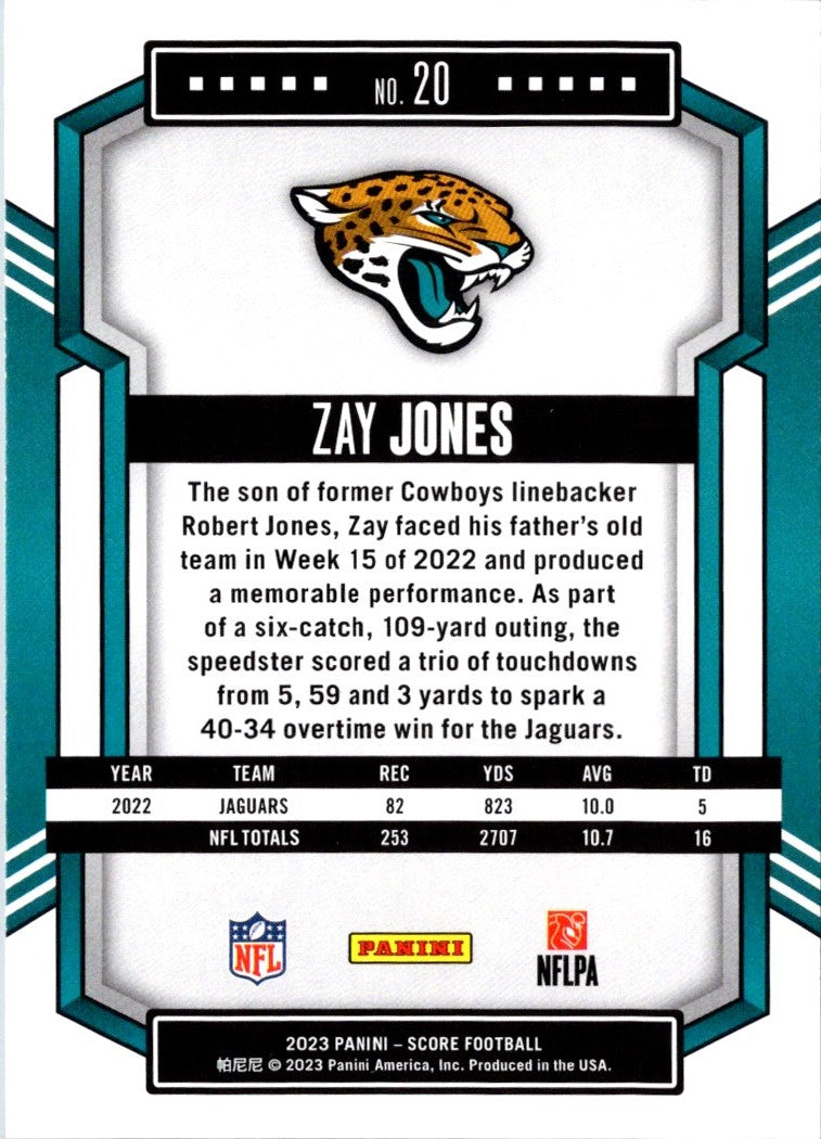 2023 Score Zay Jones