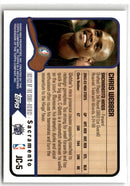 2003 Topps Justice of the Court Chris Webber