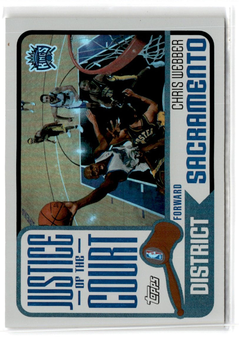 2003 Topps Justice of the Court Chris Webber