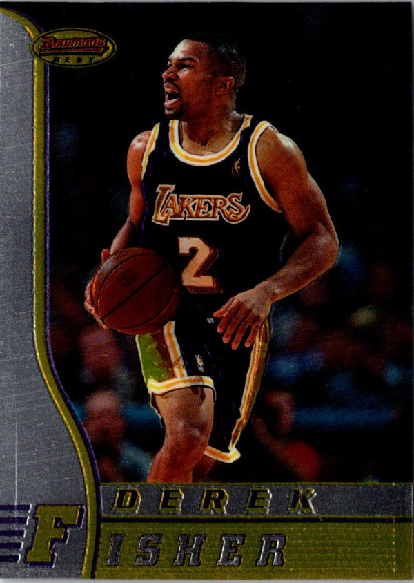 1996 Bowman's Best Derek Fisher #R15 Rookie