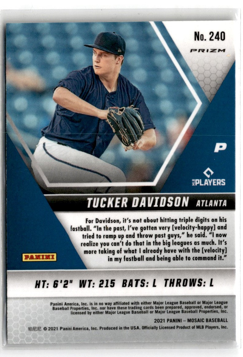 2021 Panini Mosaic Tucker Davidson