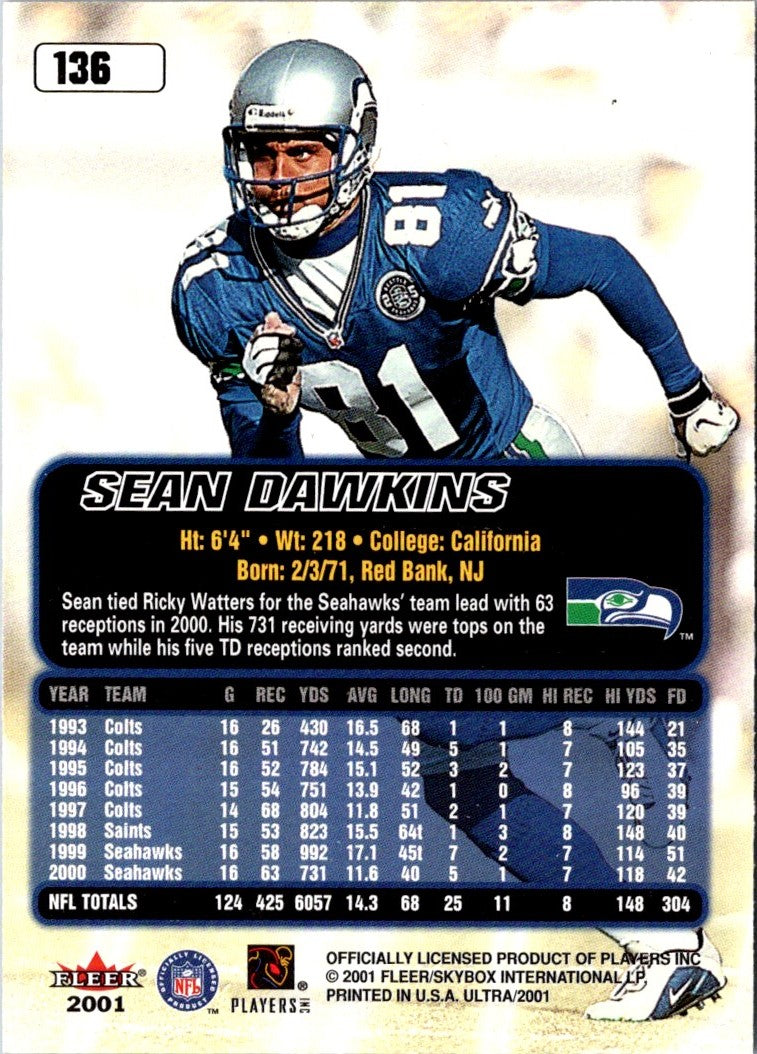 2001 Ultra Sean Dawkins