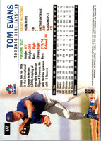 1999 Fleer Tradition Tom Evans #177