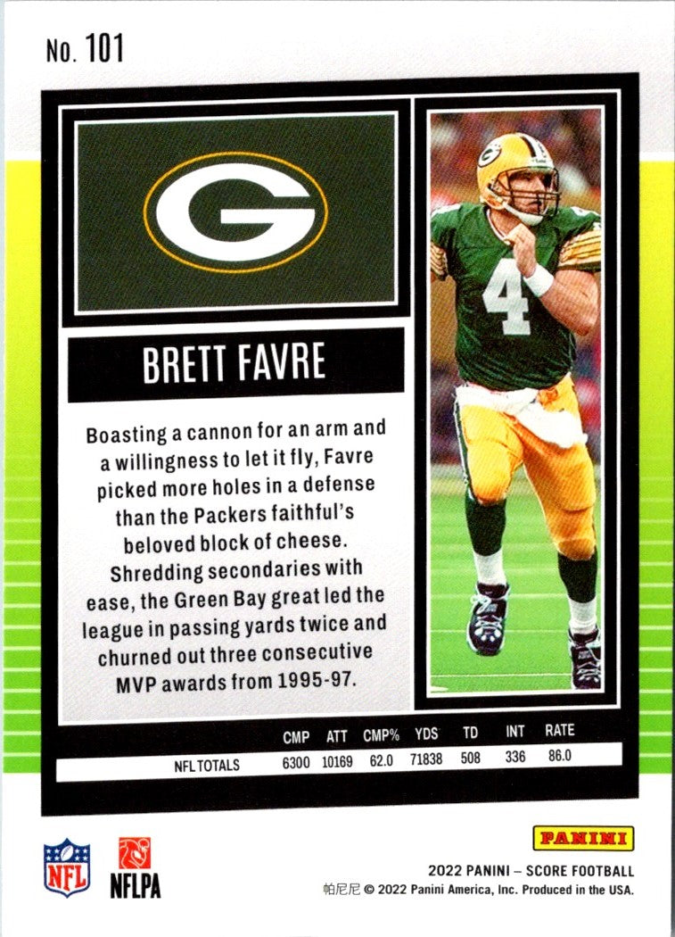 2022 Score Brett Favre