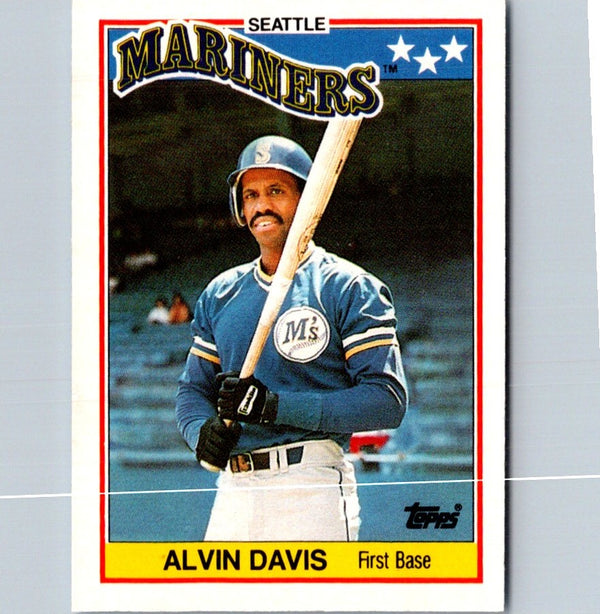 1988 King B Discs Alvin Davis #17