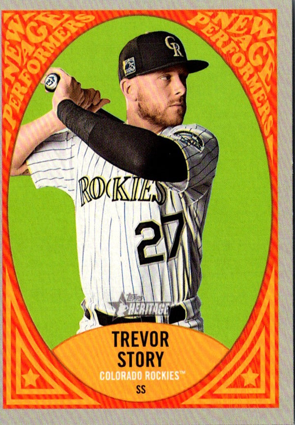 2019 Topps Heritage New Age Performers Trevor Story #NAP-23