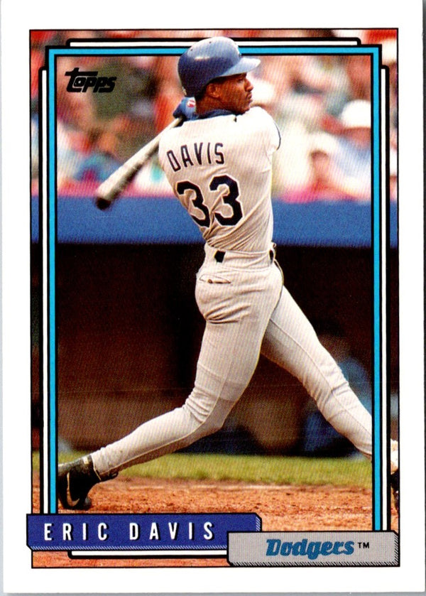 1992 Topps Traded Eric Davis #26T