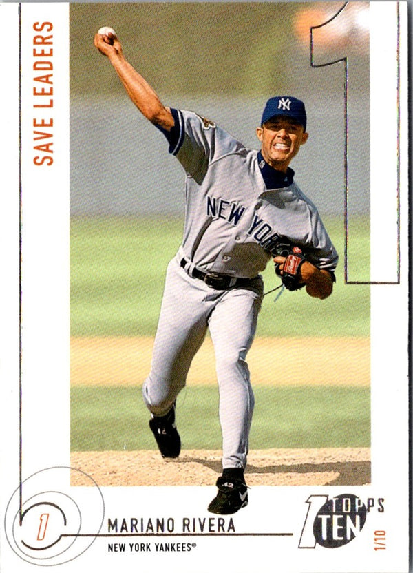 2002 Topps Ten Mariano Rivera #161