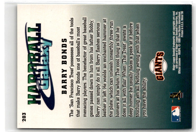 1998 Metal Universe Barry Bonds