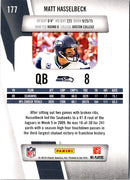 2010 Panini Prestige Matt Hasselbeck