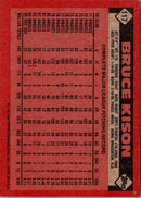 1986 Topps Bruce Kison