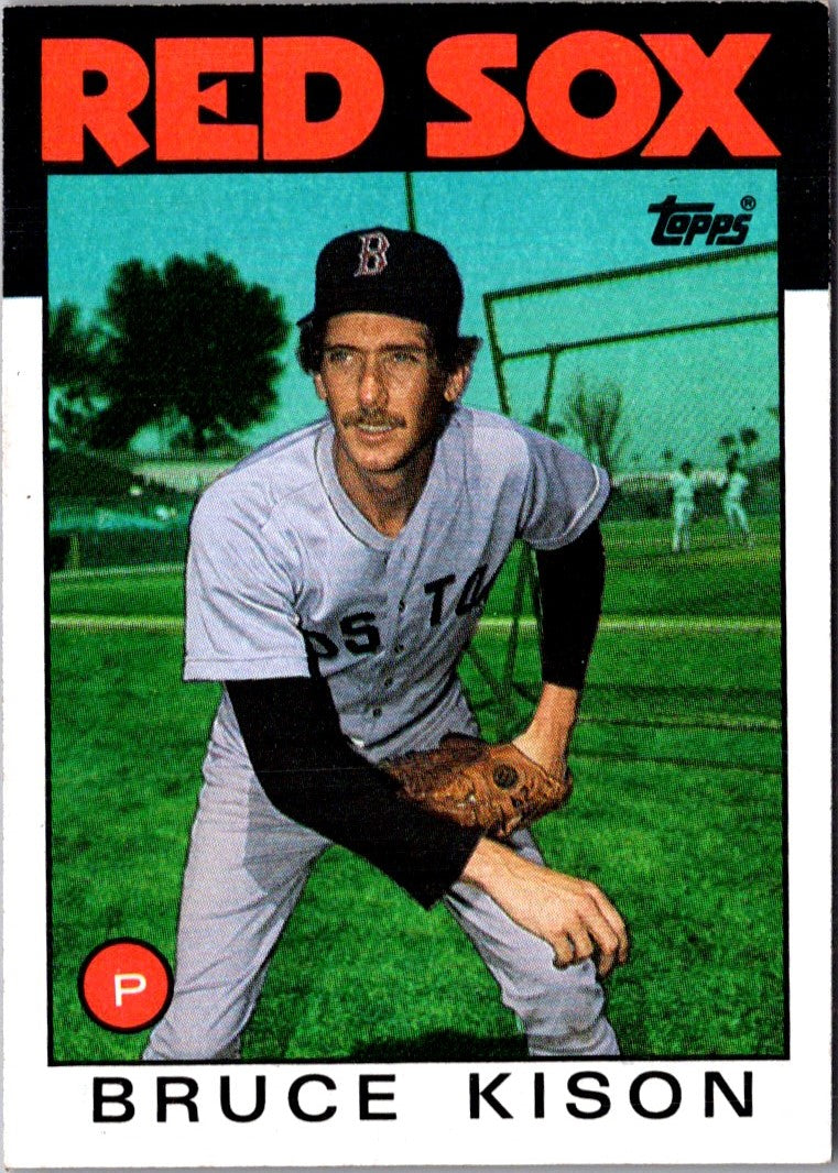 1986 Topps Bruce Kison