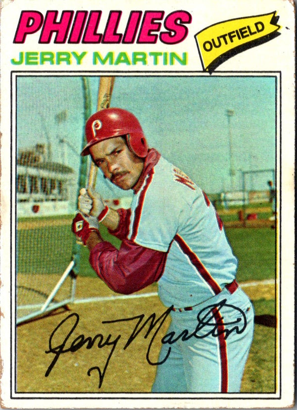 1977 Topps Jerry Martin #596 Rookie