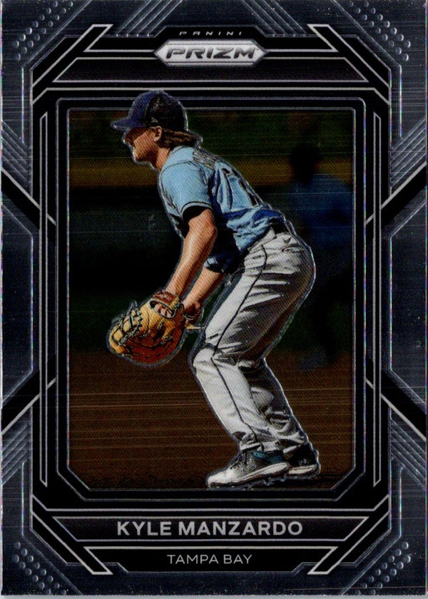 2023 Panini Prizm Blue Ice Kyle Manzardo #122