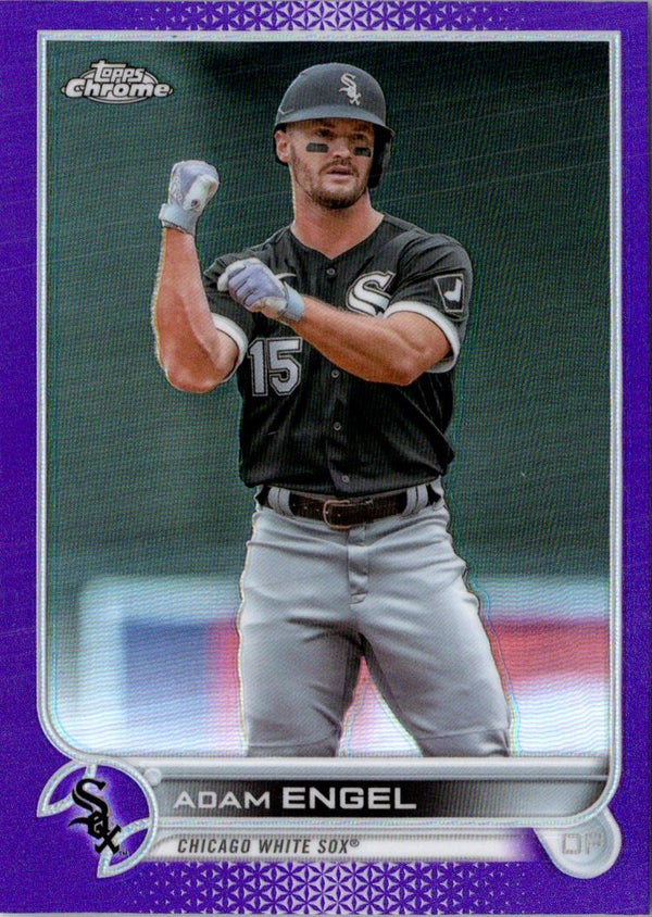 2022 Topps Chrome Update Purple Refractor Adam Engel #USC7