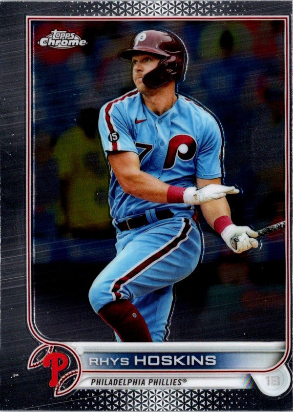 2022 Topps Chrome Rhys Hoskins #8