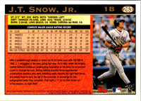 1997 Topps J.T. Snow #263