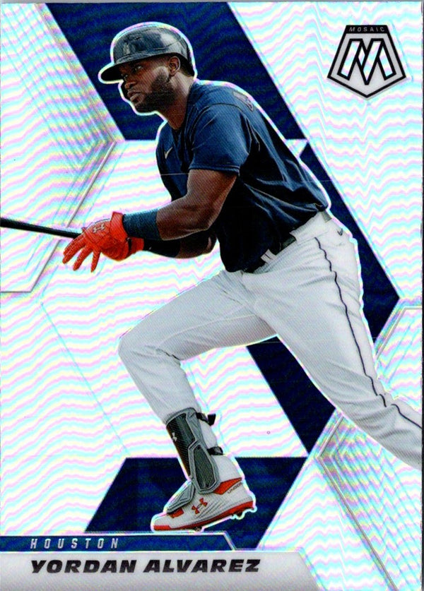 2021 Panini Mosaic Blue Yordan Alvarez #46