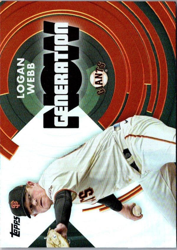 2022 Topps Generation Now Logan Webb #GN-49