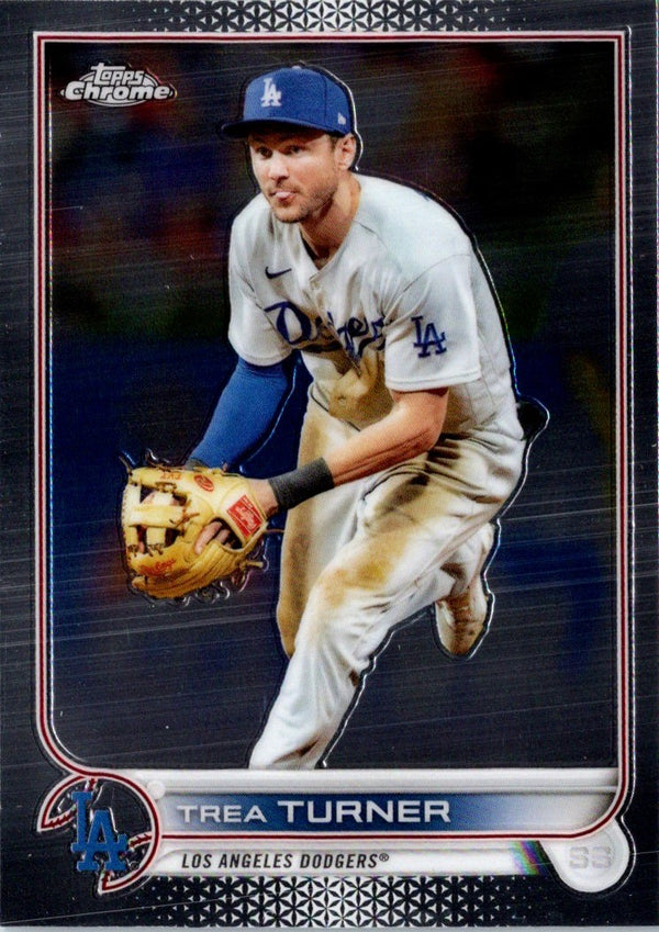 2022 Topps Chrome Trea Turner #190