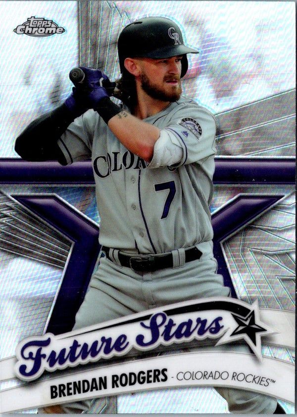 2020 Topps Chrome Future Stars Brendan Rodgers #FS-12