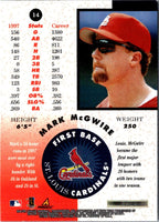 1998 Pinnacle Certified Red Test Issue Jim Thome #14