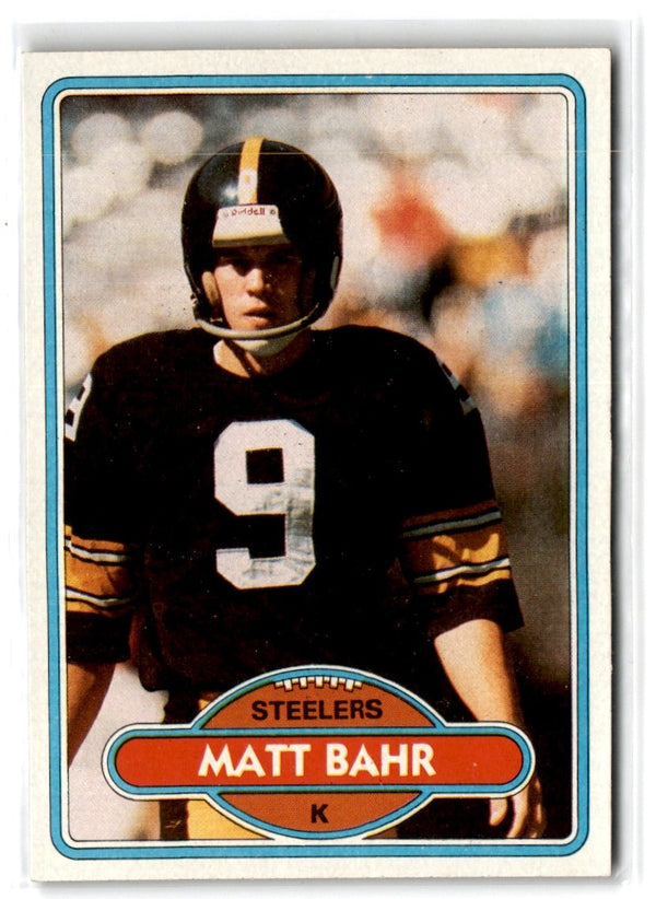 1980 Topps Matt Bahr #31 Rookie