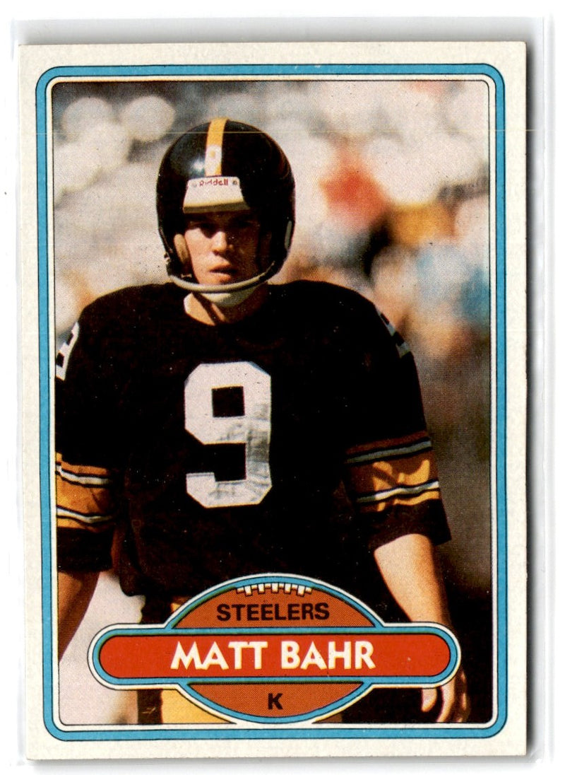 1980 Topps Matt Bahr