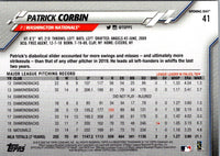 2020 Topps Opening Day Patrick Corbin #41