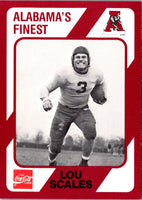 1989 Collegiate Collection Alabama Coke 580 Lou Scales #569