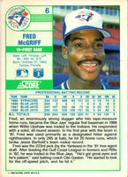 1989 Score Fred McGriff #6