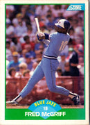 1989 Score Fred McGriff