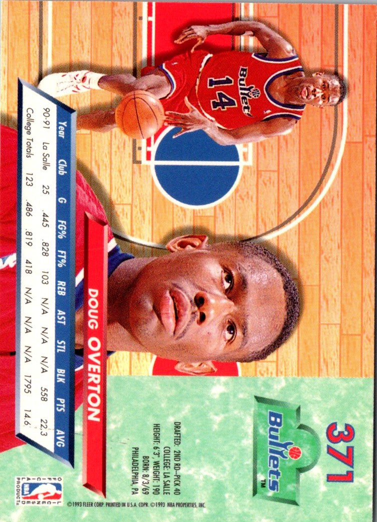 1992 Ultra Doug Overton