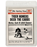 1969 Topps World Series Game 2 - Tiger Homers Deck The Cards