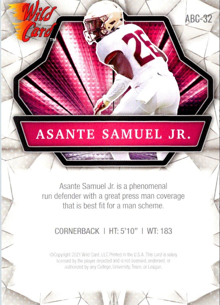 2021 Wild Card Matte Asante Samuel Jr.