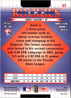 2002 Donruss The Rookies Eric Good #97 Rookie