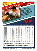1993 Topps Frank Viola #270