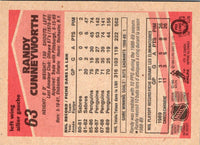 1989 O-Pee-Chee Randy Cunneyworth #63