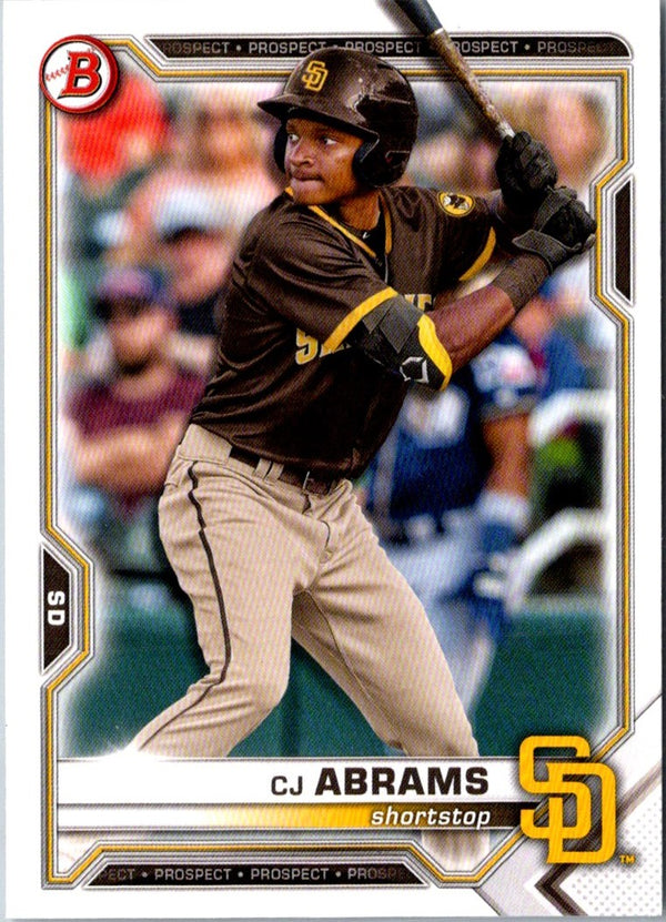 2021 Bowman Draft CJ Abrams #BD-76