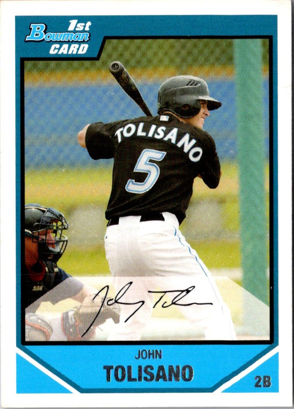 2007 Bowman Draft Picks & Prospects John Tolisano #BDPP57