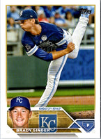 2023 Topps Royal Blue Brady Singer #328