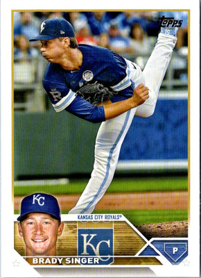 2023 Topps Royal Blue Brady Singer #328