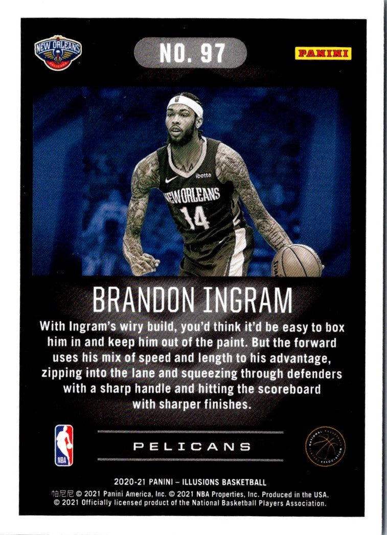 2020 Panini Illusions Orange Brandon Ingram