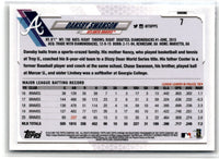 2021 Topps Chrome Dansby Swanson #7