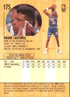 1991 Fleer Duane Causwell #175 Rookie