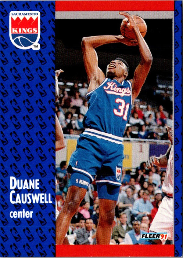 1991 Fleer Duane Causwell #175 Rookie