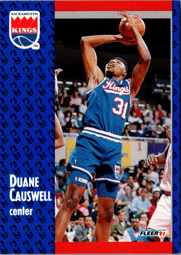 1991 Fleer Duane Causwell