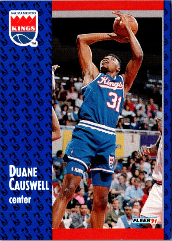 1991 Fleer Duane Causwell #175 Rookie